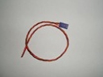 servokonektor se silikonovým kabelem 2 x 0,5mm